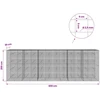 Gabionas su 3,5 mm laidu ir 5x5 cm tinkleliu 600x20x200 cm