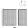 Gabionas su 3,5 mm laidu ir 5x5 cm tinkleliu 1050x20x200 cm