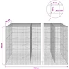 Gabionas su 3,5 mm laidu ir 5x5 cm tinkleliu 750x100x150 cm