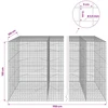 Gabionas su 3,5 mm laidu ir 5x5 cm tinkleliu 1150x100x150 cm