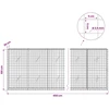 Gabionas su 3,5 mm laidu ir 5x5 cm tinkleliu 450x20x100 cm