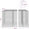 Gabionas su 3,5 mm laidu ir 5x5 cm tinkleliu 1050x100x150 cm