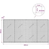 Gabionas su 3,5 mm laidu ir 5x5 cm tinkleliu 200x10x100 cm