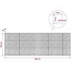 Gabionas su 3,5 mm laidu ir 5x5 cm tinkleliu 450x10x150 cm