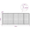 Gabionas su 3,5 mm laidu ir 5x5 cm tinkleliu 250x30x100 cm