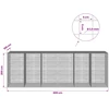 Gabionas su 3,5 mm laidu ir 5x5 cm tinkleliu 600x100x200 cm