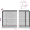 Gabionas su 3,5 mm laidu ir 5x5 cm tinkleliu 1050x100x200 cm