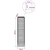 Gabionas su 3,5 mm laidu ir 5x5 cm tinkleliu 50x50x200 cm