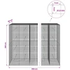 Gabionas su 3,5 mm laidu ir 5x5 cm tinkleliu 950x50x200 cm