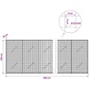 Gabionas su 3,5 mm laidu ir 5x5 cm tinkleliu 950x10x100 cm