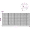 Gabionas su 3,5 mm laidu ir 5x5 cm tinkleliu 450x20x200 cm