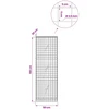 Gabionas su 3,5 mm laidu ir 5x5 cm tinkleliu 50x20x150 cm