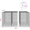 Gabionas su 3,5 mm laidu ir 5x5 cm tinkleliu 1100x100x150 cm