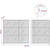 Gabionas su 3,5 mm laidu ir 5x5 cm tinkleliu 1100x10x150 cm