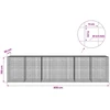 Gabionas su 3,5 mm laidu ir 5x5 cm tinkleliu 600x50x150 cm