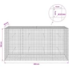Gabionas su 3,5 mm laidu ir 5x5 cm tinkleliu 200x50x100 cm