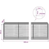 Gabionas su 3,5 mm laidu ir 5x5 cm tinkleliu 1200x100x100 cm