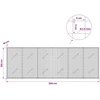 Gabionas su 3,5 mm laidu ir 5x5 cm tinkleliu 300x10x100 cm