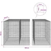 Gabionas su 3,5 mm laidu ir 5x5 cm tinkleliu 900x100x150 cm
