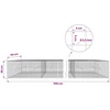 Gabionas su 3,5 mm laidu ir 5x5 cm tinkleliu 500x50x50 cm