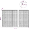 Gabionas su 3,5 mm laidu ir 5x5 cm tinkleliu 1150x30x150 cm
