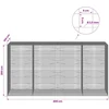 Gabionas su 3,5 mm laidu ir 5x5 cm tinkleliu 400x100x200 cm