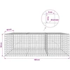 Gabionas su 3,5 mm laidu ir 5x5 cm tinkleliu 150x50x50 cm