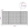 Gabionas su 3,5 mm laidu ir 5x5 cm tinkleliu 400x20x200 cm