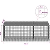 Gabionas su 3,5 mm laidu ir 5x5 cm tinkleliu 150x100x50 cm