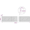 Gabionas su 3,5 mm laidu ir 5x5 cm tinkleliu 800x10x50 cm