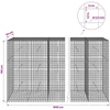 Gabionas su 3,5 mm laidu ir 5x5 cm tinkleliu 1050x50x150 cm