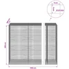 Gabionas su 3,5 mm laidu ir 5x5 cm tinkleliu 1150x100x200 cm