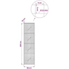 Gabionas su 3,5 mm laidu ir 5x5 cm tinkleliu 50x10x200 cm