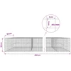 Gabionas su 3,5 mm laidu ir 5x5 cm tinkleliu 450x50x50 cm