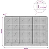 Gabionas su 3,5 mm laidu ir 5x5 cm tinkleliu 300x20x200 cm