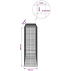 Gabionas su 3,5 mm laidu ir 5x5 cm tinkleliu 50x100x150 cm