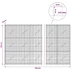 Gabionas su 3,5 mm laidu ir 5x5 cm tinkleliu 750x10x150 cm