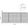 Gabionas su 3,5 mm laidu ir 5x5 cm tinkleliu 400x30x150 cm