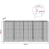 Gabionas su 3,5 mm laidu ir 5x5 cm tinkleliu 450x30x200 cm