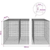 Gabionas su 3,5 mm laidu ir 5x5 cm tinkleliu 1000x100x150 cm