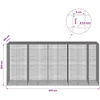 Gabionas su 3,5 mm laidu ir 5x5 cm tinkleliu 450x100x200 cm