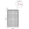 Gabionas su 3,5 mm laidu ir 5x5 cm tinkleliu 100x30x150 cm