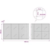 Gabionas su 3,5 mm laidu ir 5x5 cm tinkleliu 400x10x100 cm