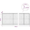 Gabionas su 3,5 mm viela ir 10x10 cm tinkleliu 1150x50x100 cm