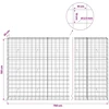 Gabionas su 3,5 mm viela ir 10x10 cm tinkleliu 750x30x150 cm