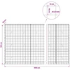 Gabionas su 3,5 mm viela ir 10x10 cm tinkleliu 650x30x150 cm