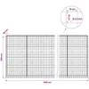 Gabionas su 3,5 mm viela ir 10x10 cm tinkleliu 1100x50x200 cm