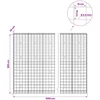 Gabionas su 3,5 mm viela ir 10x10 cm tinkleliu 1050x30x200 cm