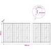 Gabionas su 3,5 mm viela ir 10x10 cm tinkleliu 1050x20x100 cm