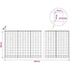 Gabionas su 3,5 mm viela ir 10x10 cm tinkleliu 450x30x100 cm